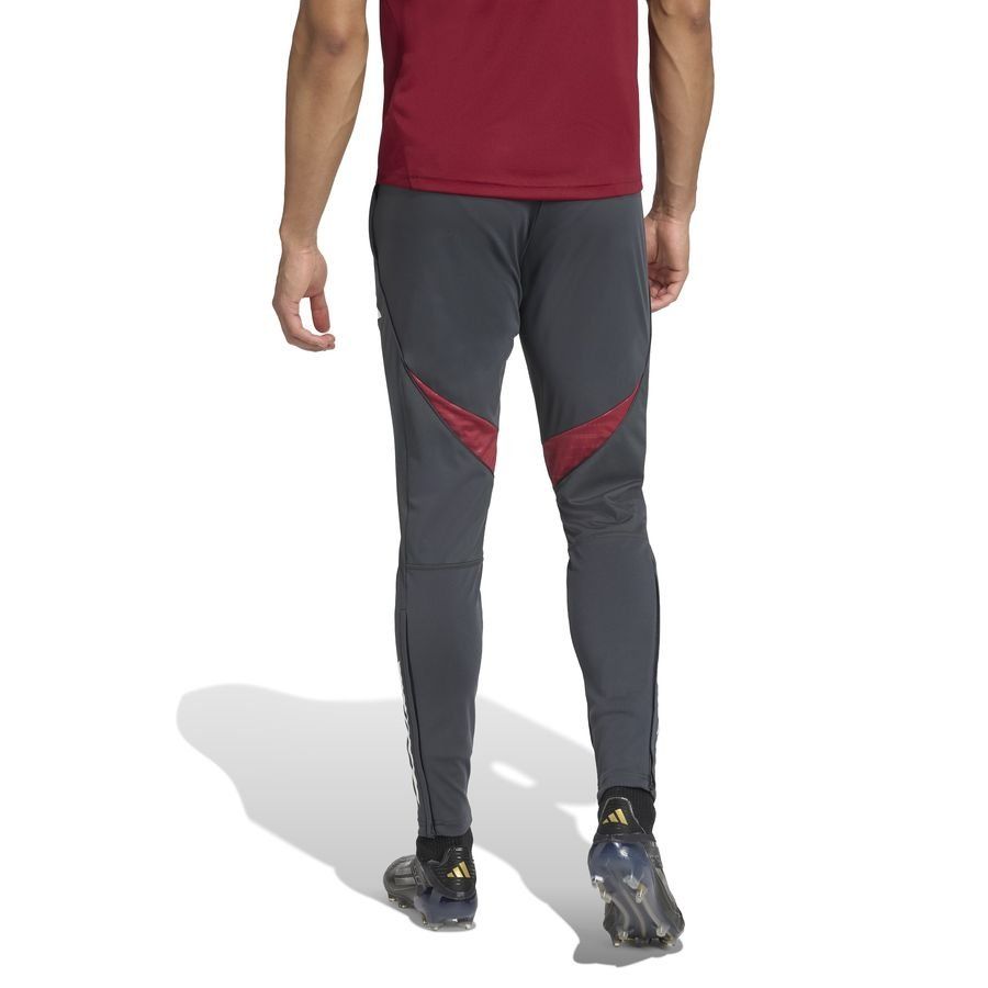 Arsenal Training Trousers Tiro 25 EU - Dark Grey/Collegiate Burgundy - Men's-SoccerKits Hub | Buy Soccer Jerseys Online